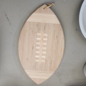 Totally Bamboo Football Shaped Serving and Cutting Board